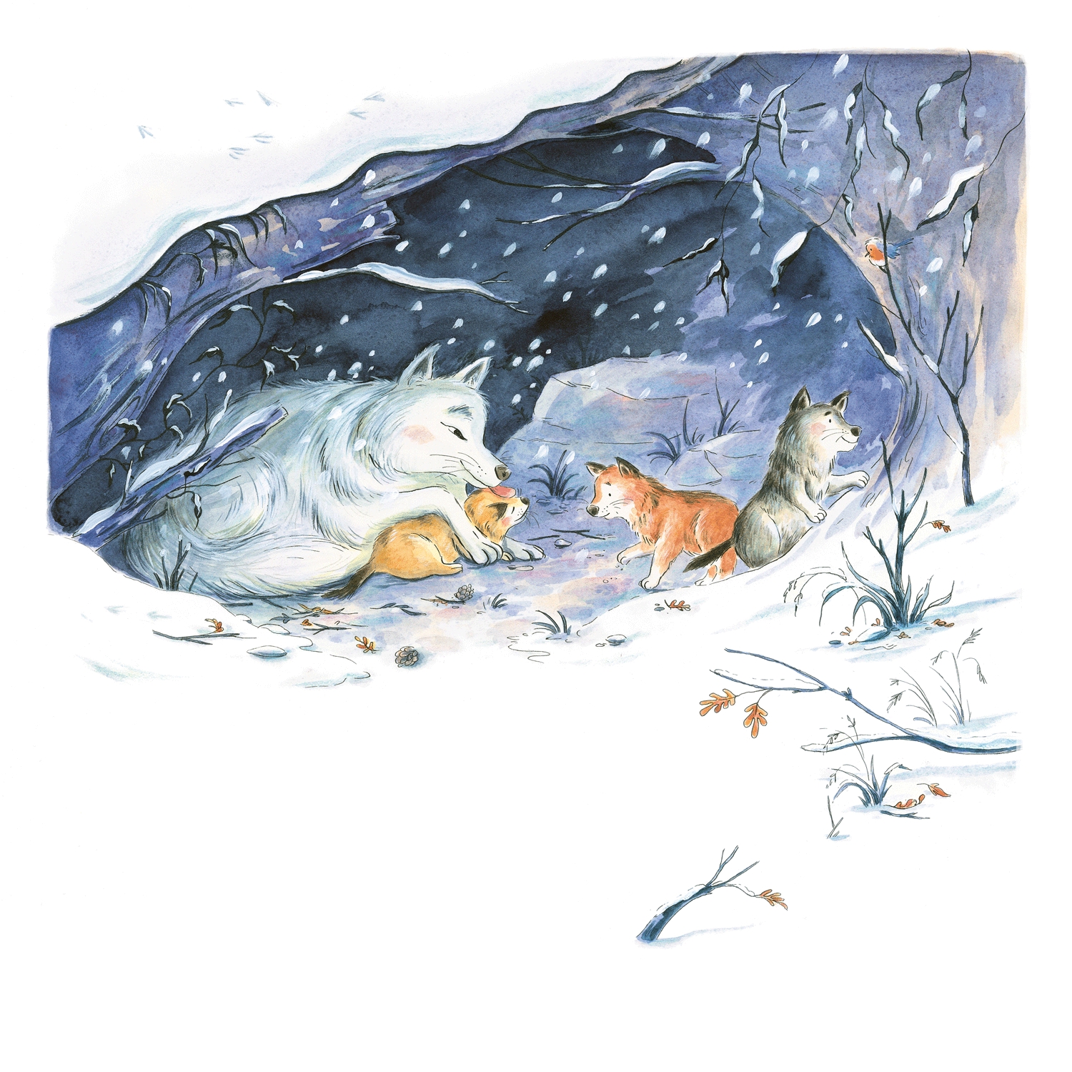 Neige – Tirage d’art signé – Illustration de Barbara Brun