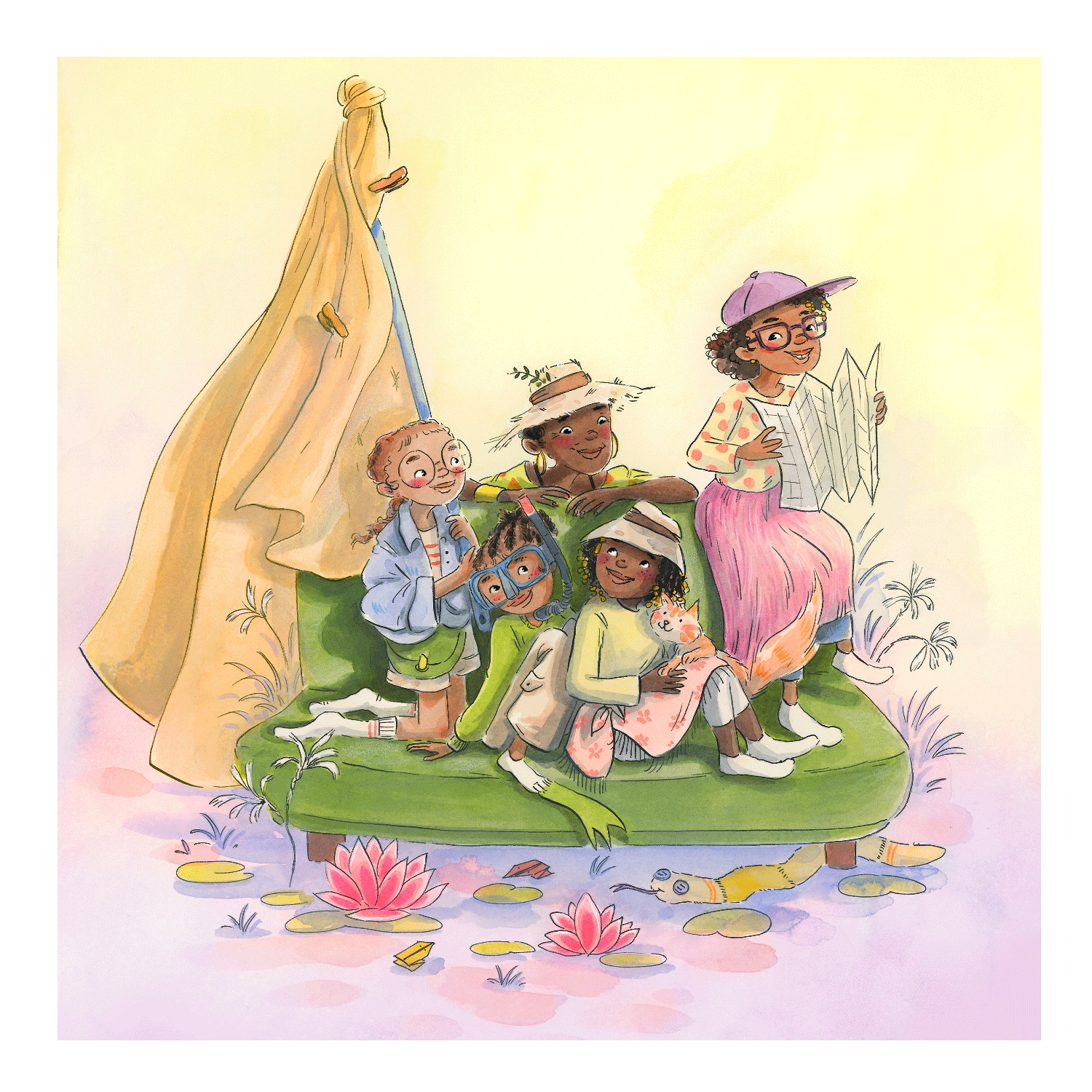 Soleil – Tirage d’art signé – Illustration de Barbara Brun