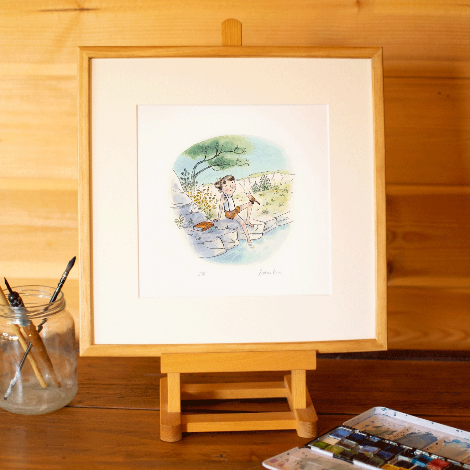 Marcel – Tirage d’art signé – Barbara Brun x Marcel Pagnol