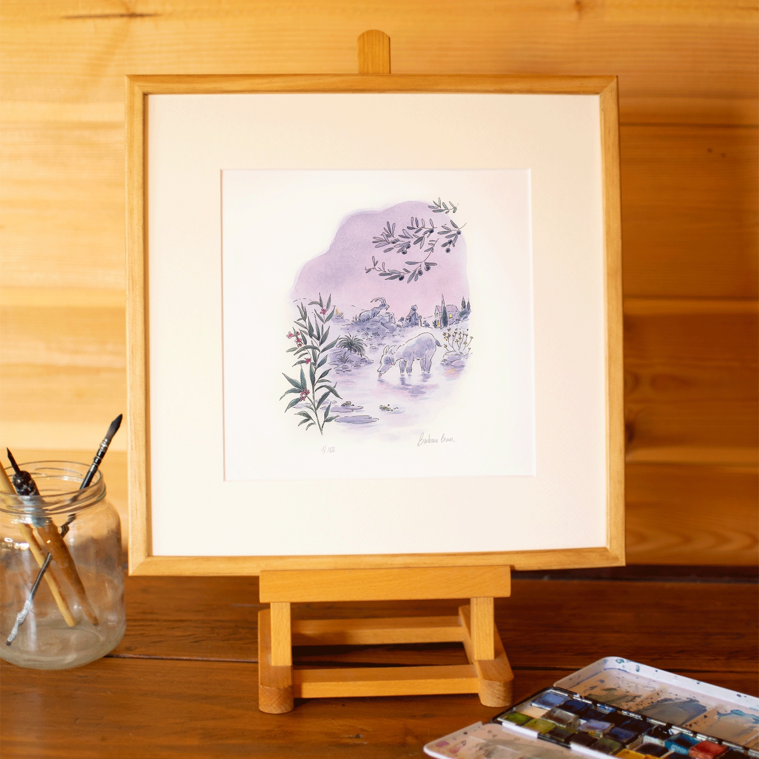 Retour au bercail – Tirage d’art signé – Barbara Brun x Marcel Pagnol