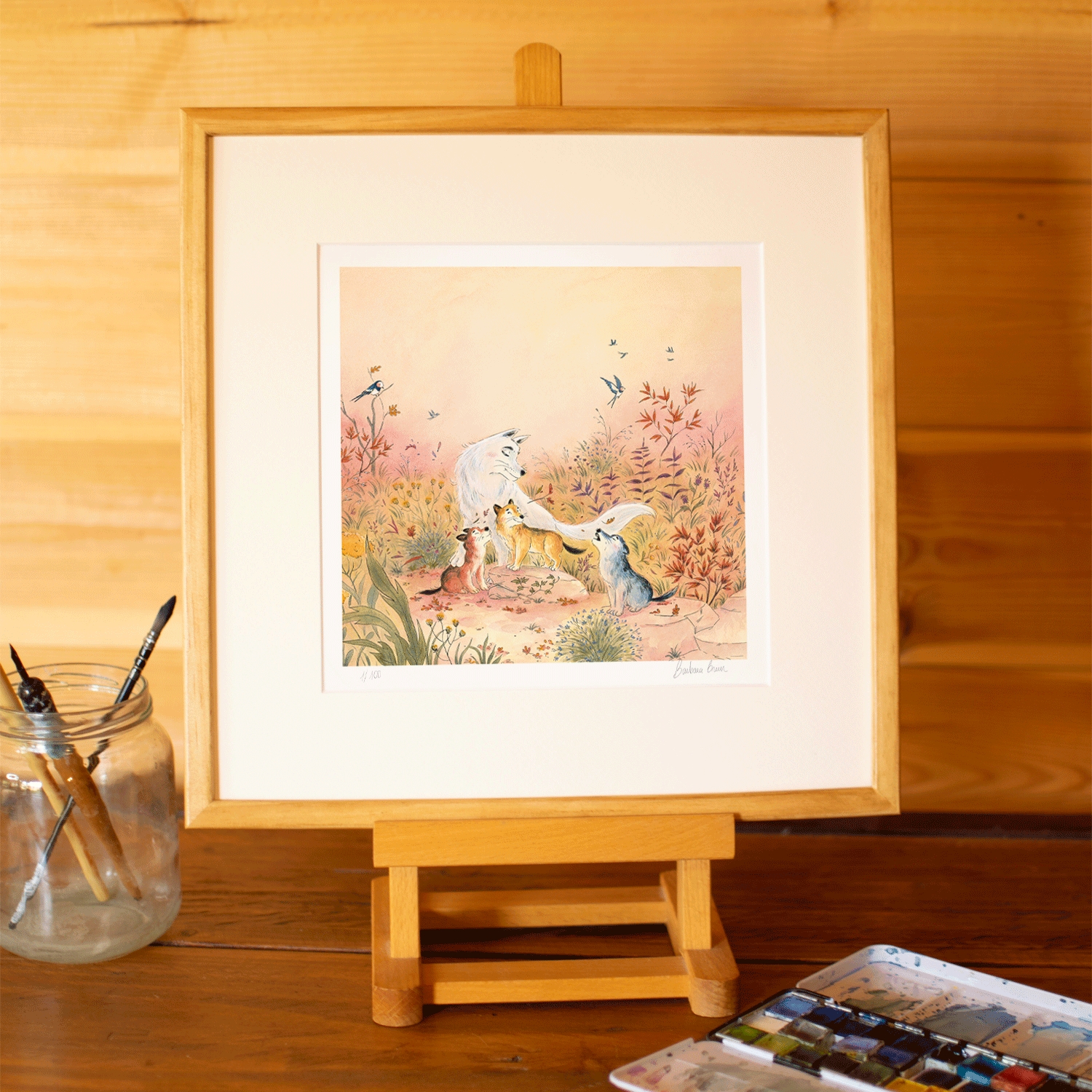 Les 4 saisons – Tirage d’art signé – Illustration de Barbara Brun