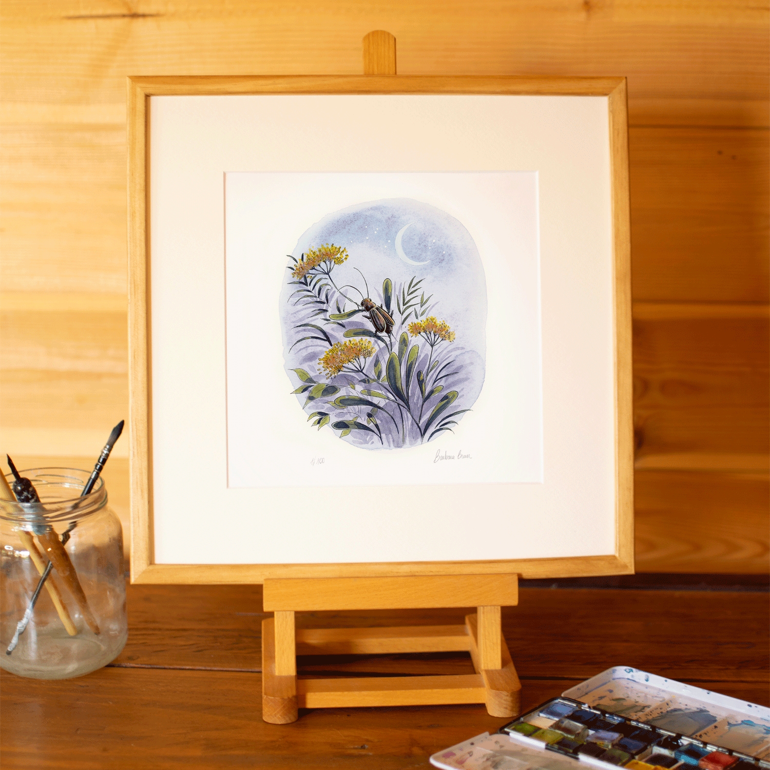 La chanson du grillon – Tirage d’art signé – Barbara Brun x Marcel Pagnol