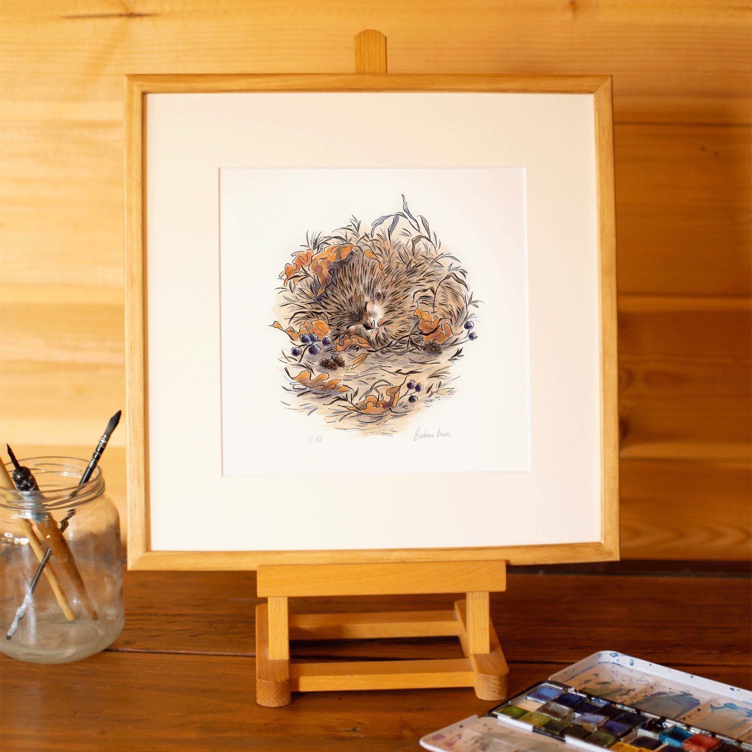 L’hiver – Tirage d’art signé – Barbara Brun x Marcel Pagnol