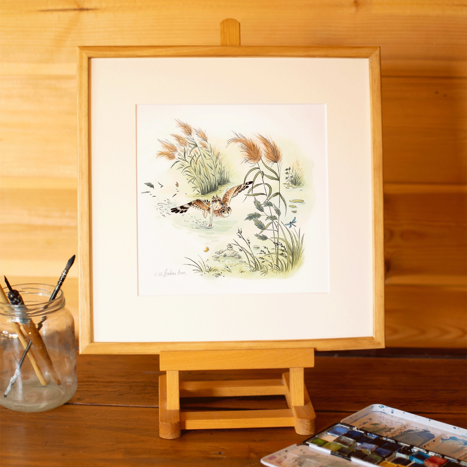 La chanson du vent – Tirage d’art signé – Barbara Brun x Marcel Pagnol