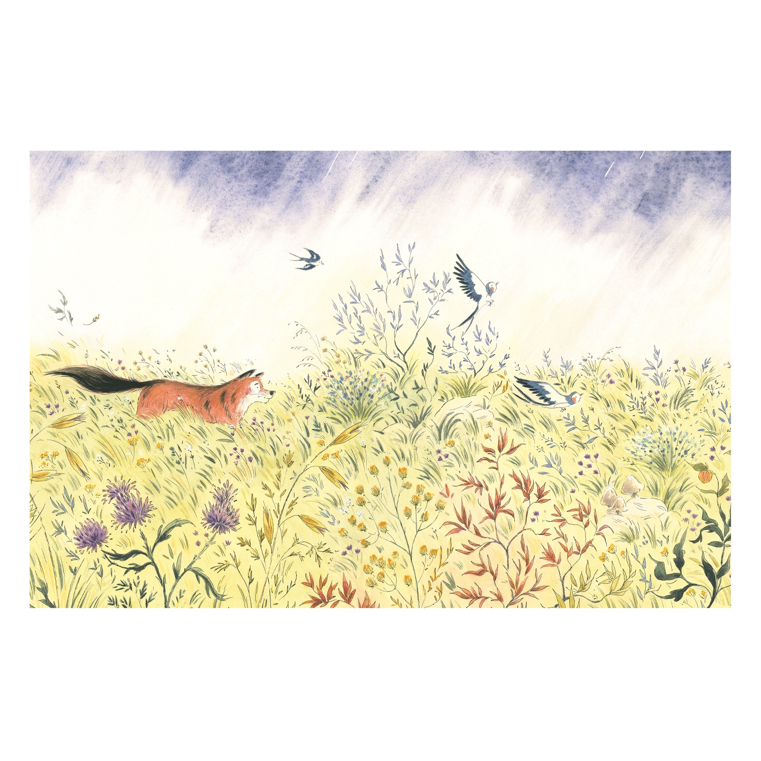 Automne – Tirage d’art signé – Illustration de Barbara Brun