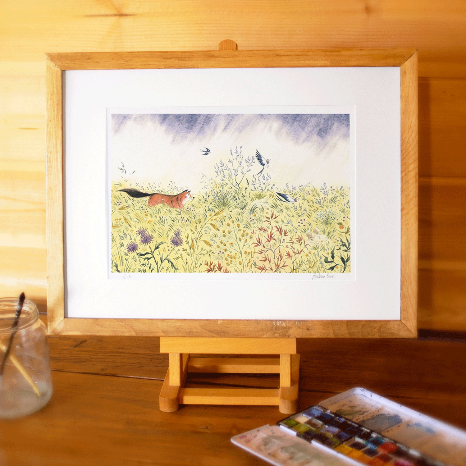 Automne – Tirage d’art signé – Illustration de Barbara Brun