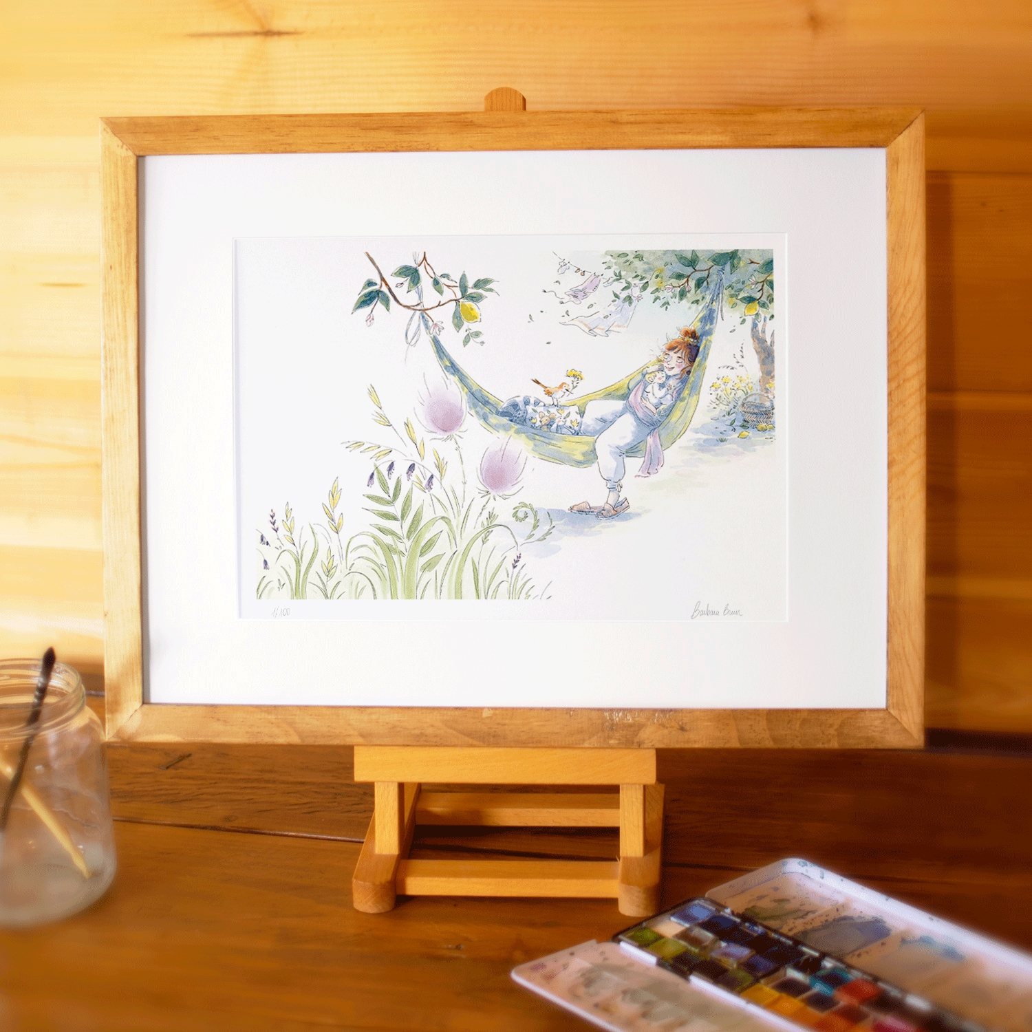 Naissance – Tirage d’art signé – Illustration de Barbara Brun